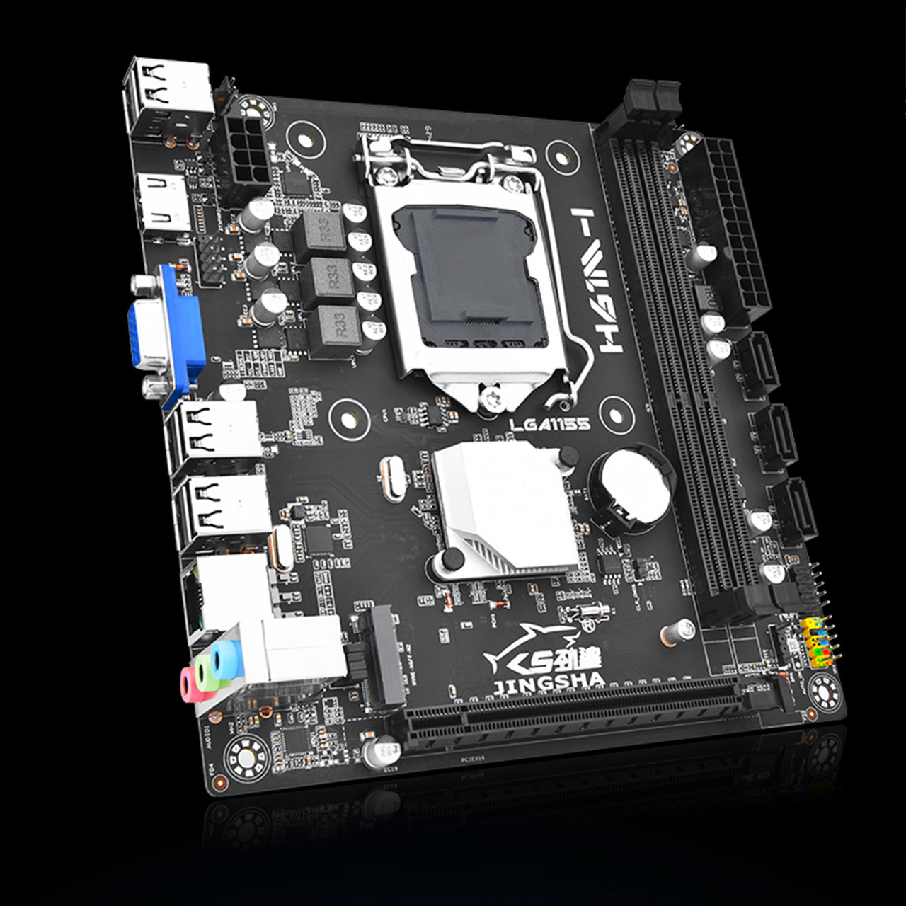 H61-ME Motherboard LGA 1155 Support 2*DDR3 USB2.0 SATA2 NVME WIFI Bluetooth