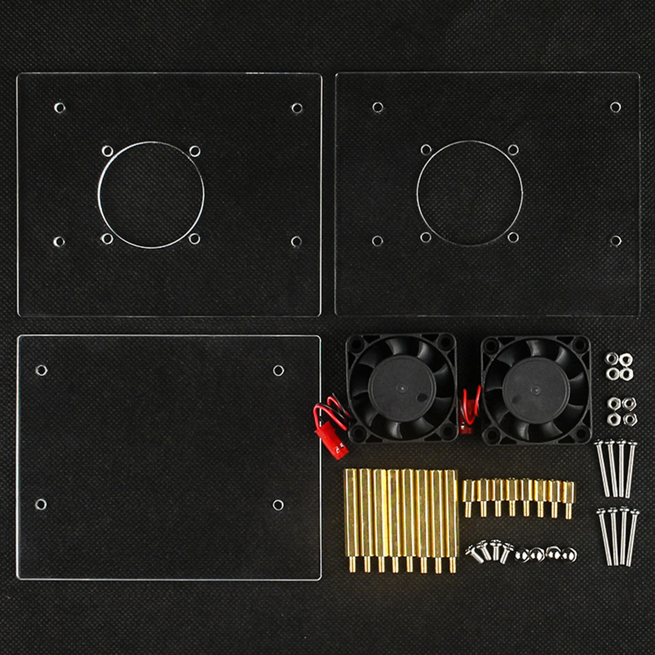 Orange Pi 5 Plus Two-Layer Cluster Acrylic Shell Orangepi Protective Shell