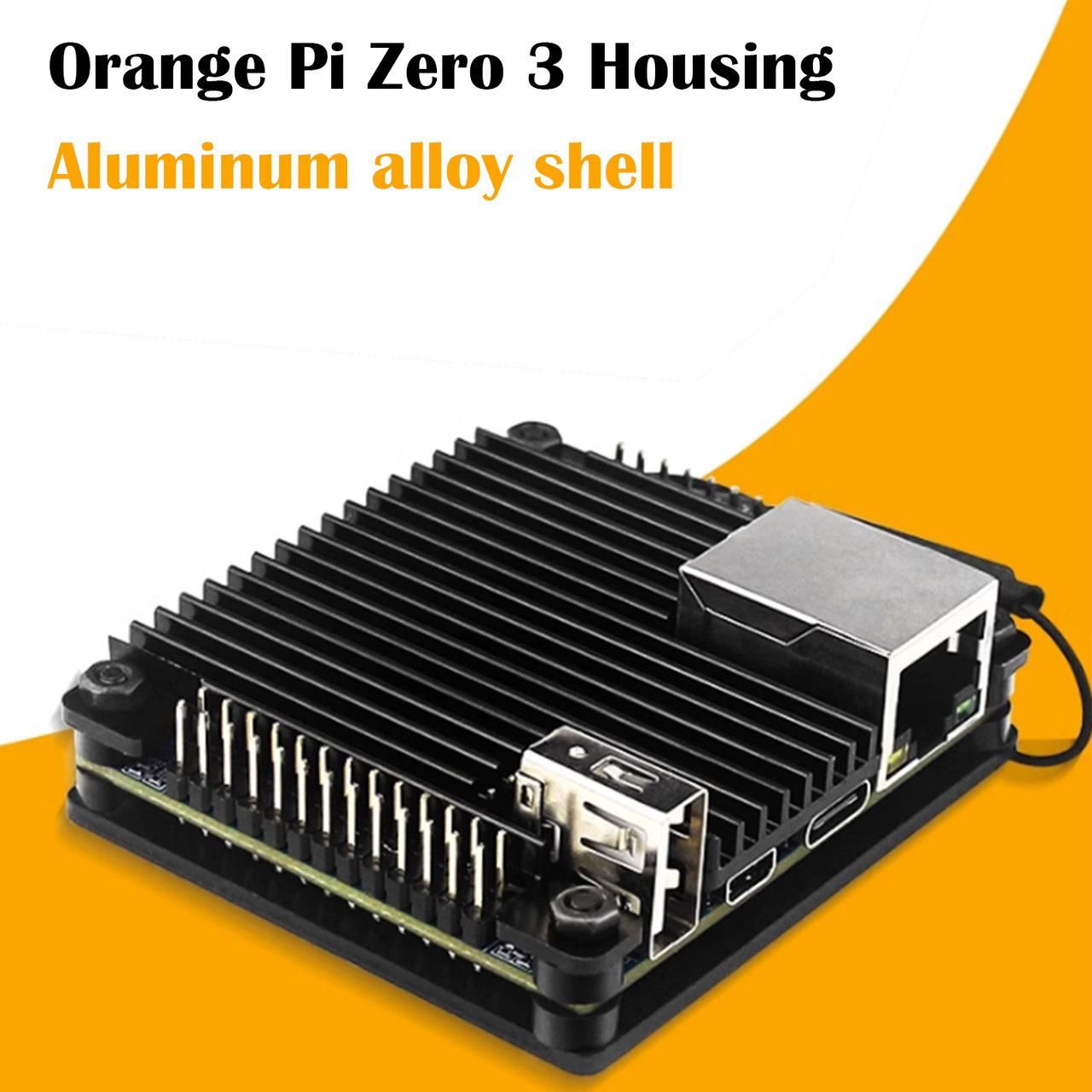 Orange Pi Zero 3 Aluminum Alloy Development Board Protective Shell Heat Sink