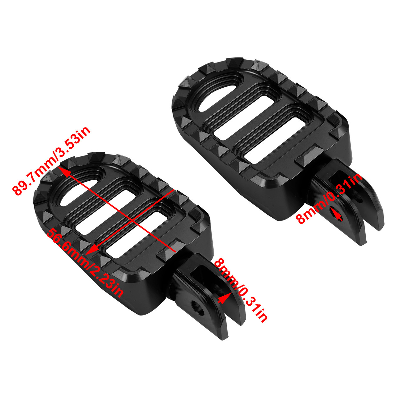 Front Footrests Foot Peg fit for Speedmaster 2018-2023 Rocket 3GT 2020-2023 BLK