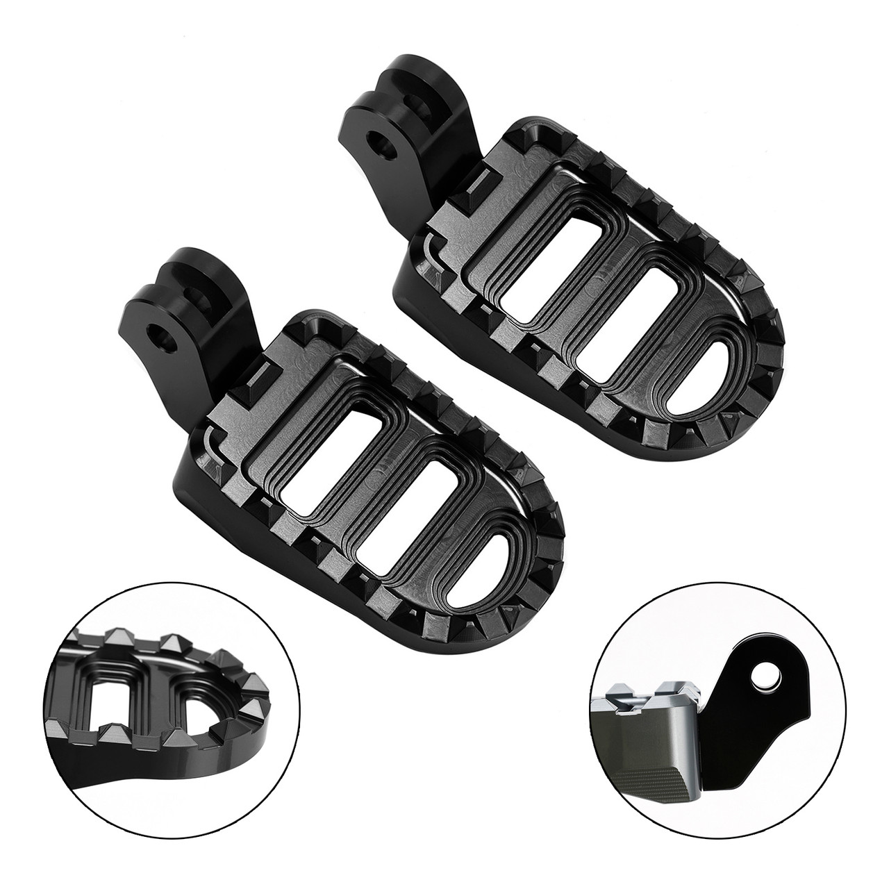 Front Footrests Foot Peg fit for Bonneville T100 T120 2016-2022 BLK