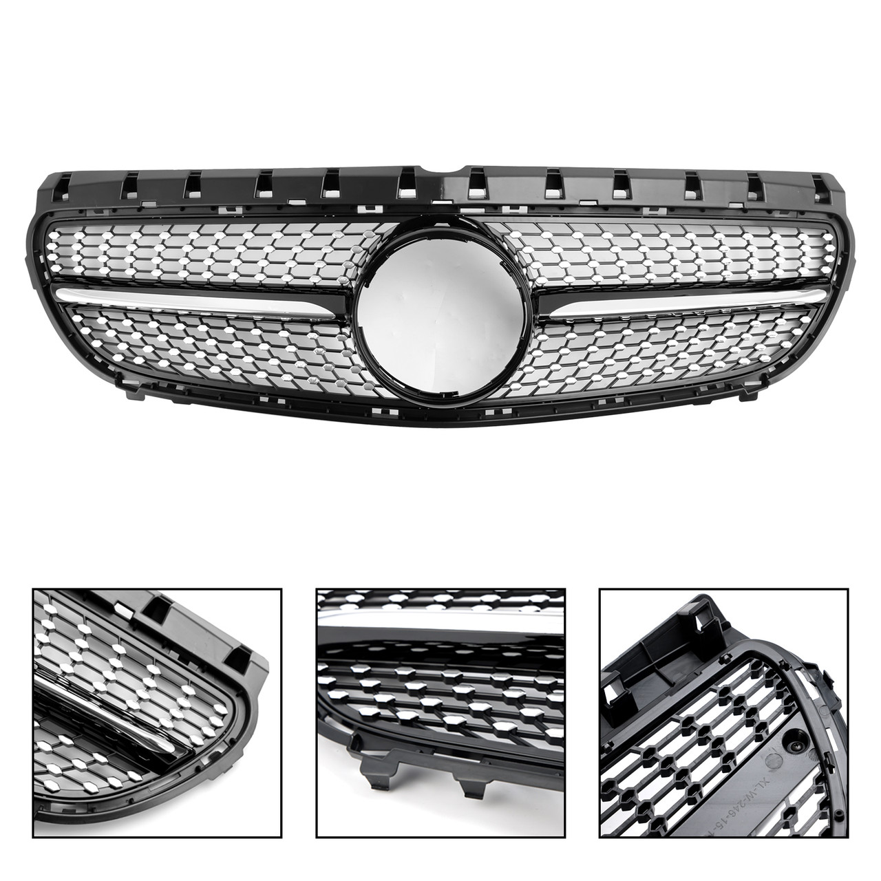 Front Bumper Grill Grille fit Mercedes Benz B-Class W246 Facelift 2015-2018