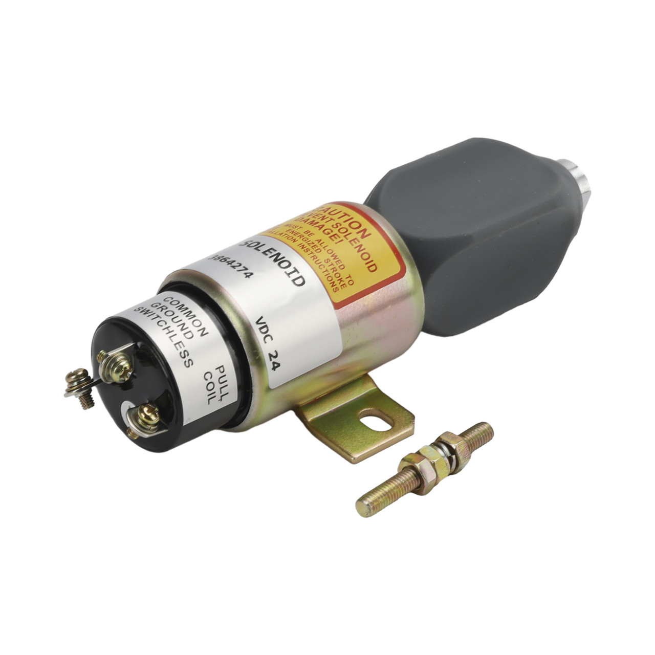 3864274 24V Stop Shutoff Solenoid For Cummins 1700-2536 1751