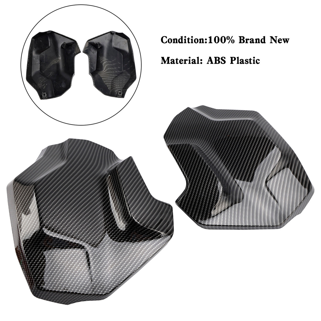 Side Frame Fairing Cowl Guards Radiator Cover For BMW R1250GS ADV 2018-2023 CBN