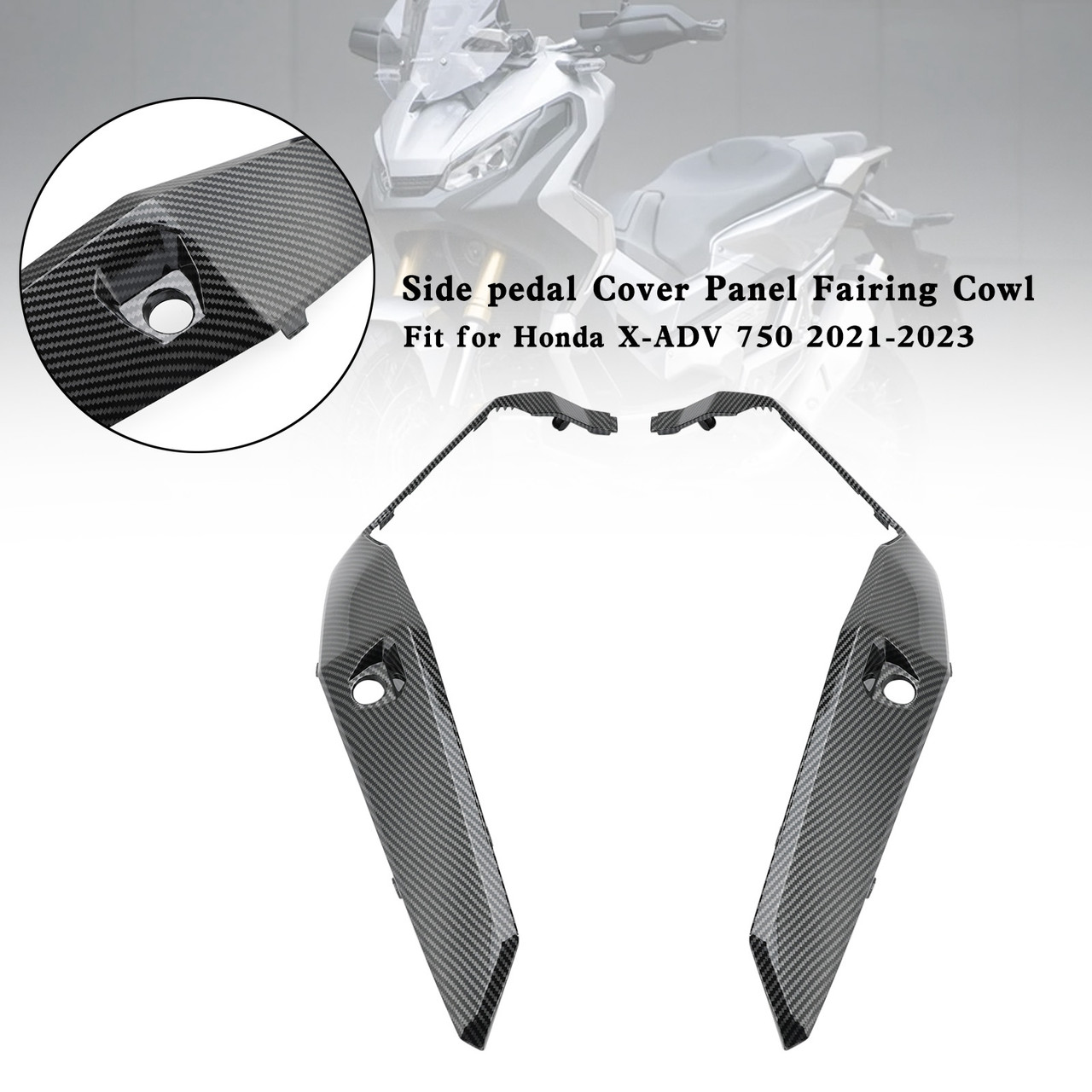 Side pedal Cover Panel Fairing Cowl for Honda X-ADV 750 XADV 2021-2023