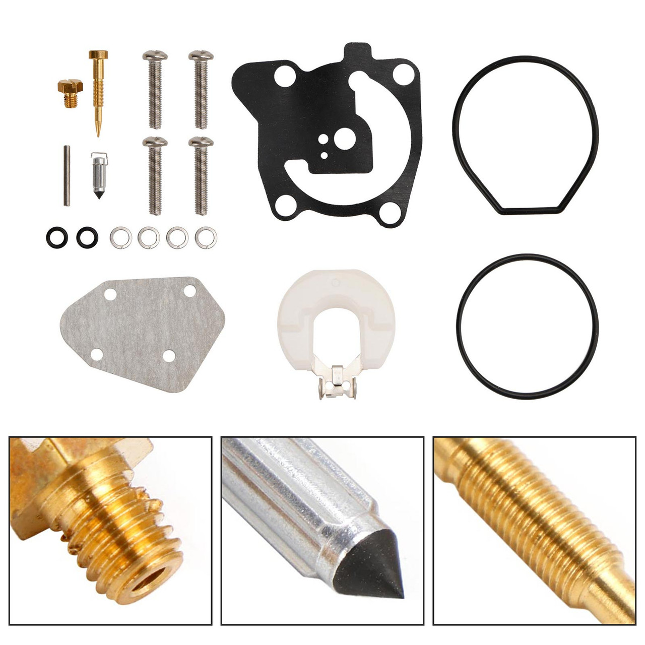 Carburetor Carb Rebuild Kit fit for Yamaha 2 Stroke 40HP E40X Outboard Motor