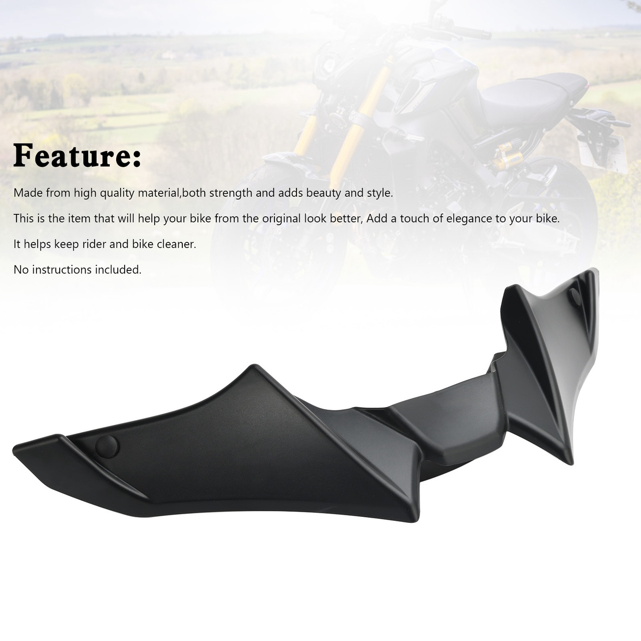 Front Fender Beak Lip Nose Cone Cover Spoilers For YAMAHA MT-09 MT09 2021-2023