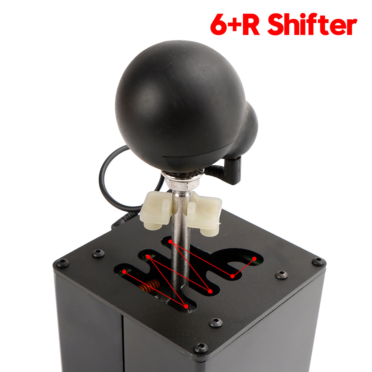6+R USB Simulator Gear shifter for Logitech G29 G27 G25 G920 Steering Wheel PC