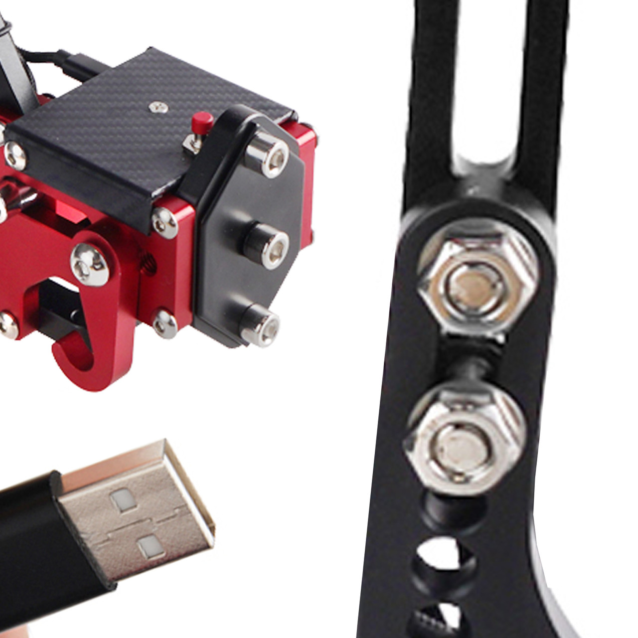 14Bit X1 XBOX USB Handbrake Kits for Racing Games Steering Wheel Stand G920 Red