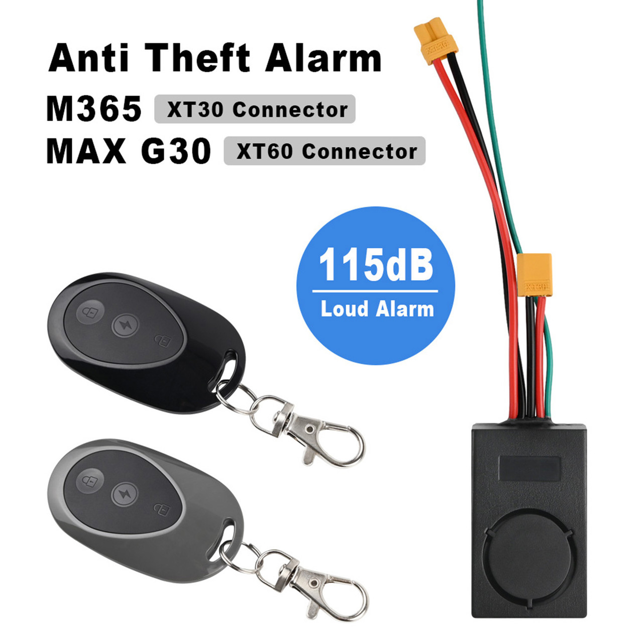 Electric Scooter Anti-Theft Alarmsuitable For Xiaomi M365/MAX G30 Scooter