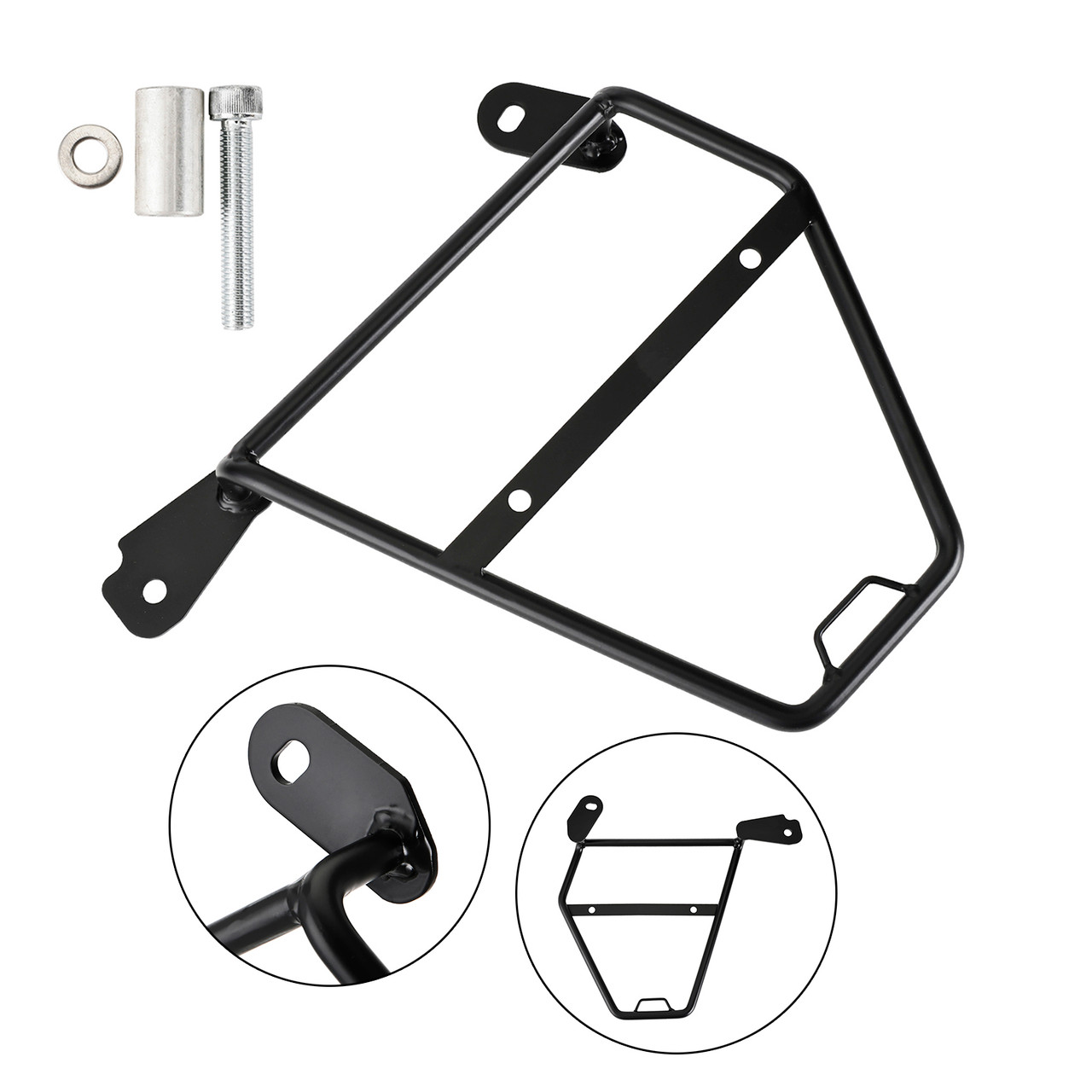 Luggage Rack Side Saddle Bag Mount Bracket Left For Honda Cb Gb 350 Hness 21-23