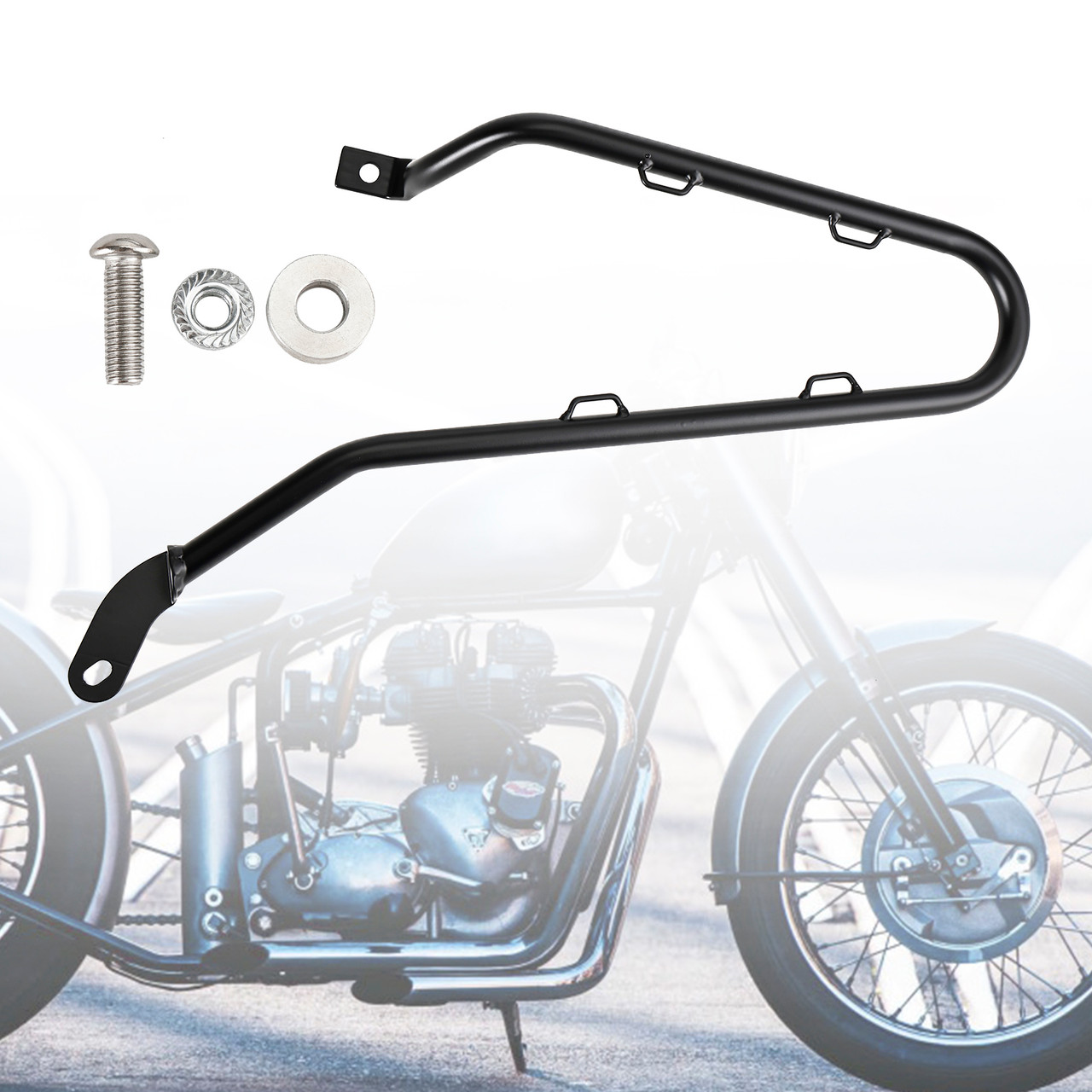 Luggage Rack Side Saddle Bag Mount Bracket Left For Triumph Bobber 2017-2023 22