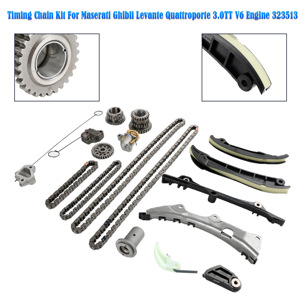 Timing Chain Kit For Maserati Ghibli Levante Quattroporte 3.0TT V6