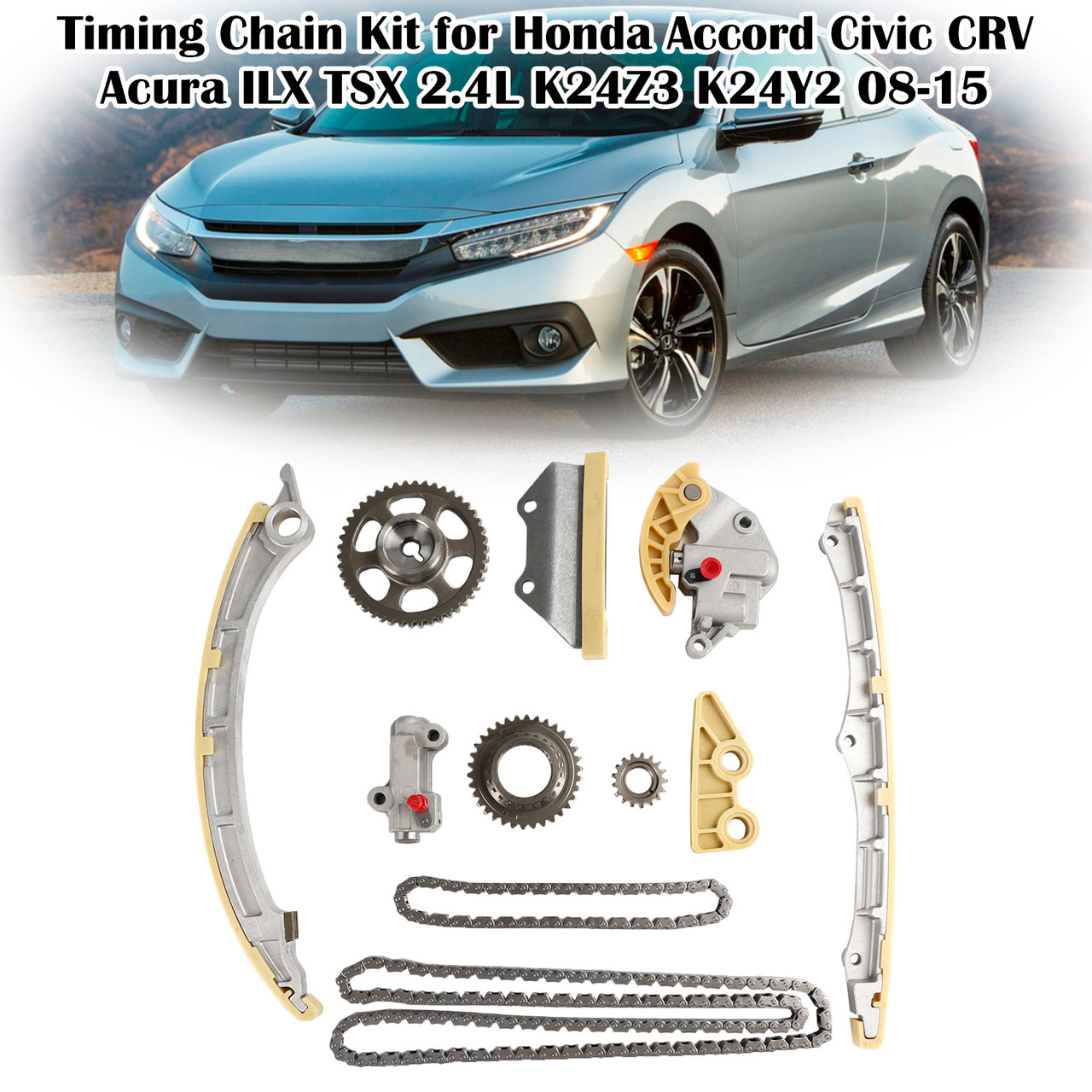 Timing Chain Kit for Honda Accord Civic CRV Acura ILX TSX 2.4L