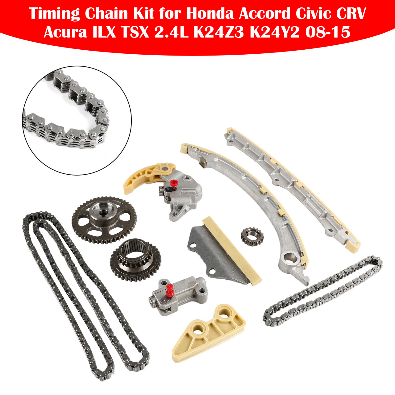 Timing Chain Kit for Honda Accord Civic CRV Acura ILX TSX 2.4L