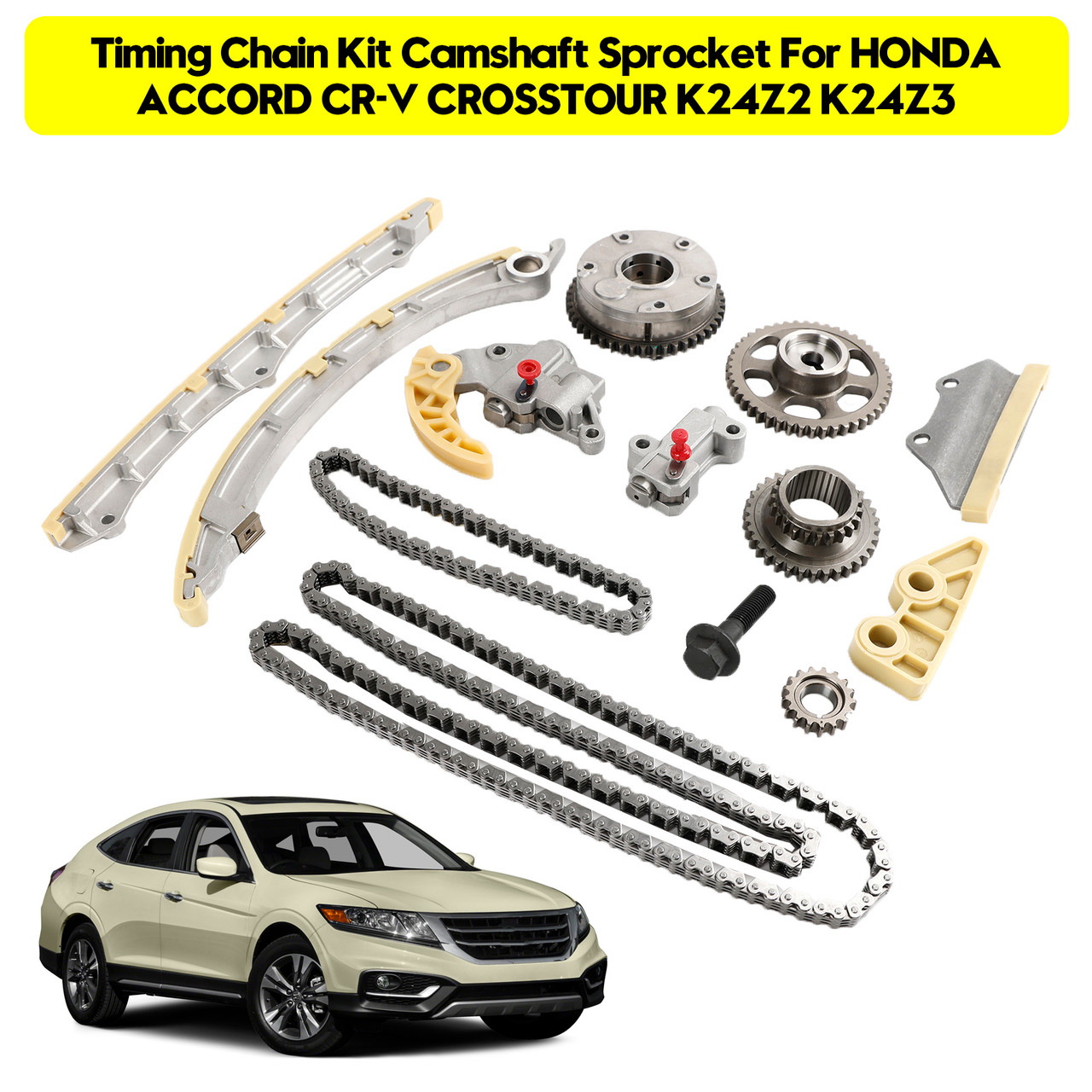 Timing Chain Kit Camshaft Sprocket For HONDA ACCORD CR-V CROSSTOUR