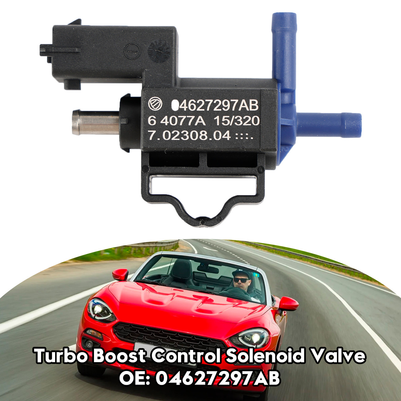 Turbo Boost Control Solenoid Valve for Fiat 500X 124 Spider 1.4L