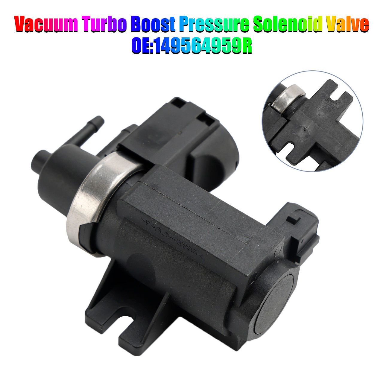 Vacuum Turbo Boost Pressure Solenoid Valve For Renault Clio 1.5