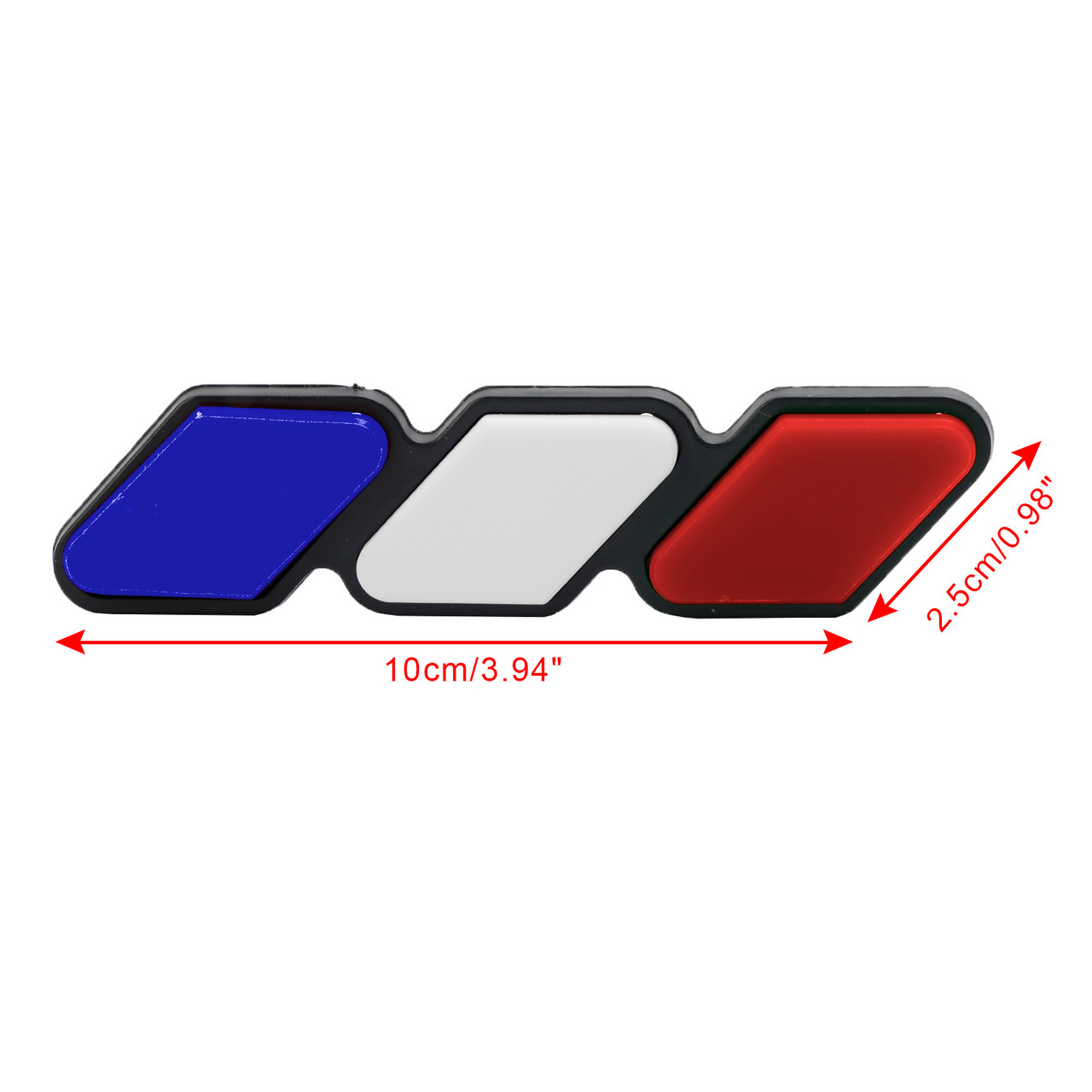 Tri-Color Grille Badge Emblem Car Accessories for Toyota Tacoma TRD Tundra RAV5 C