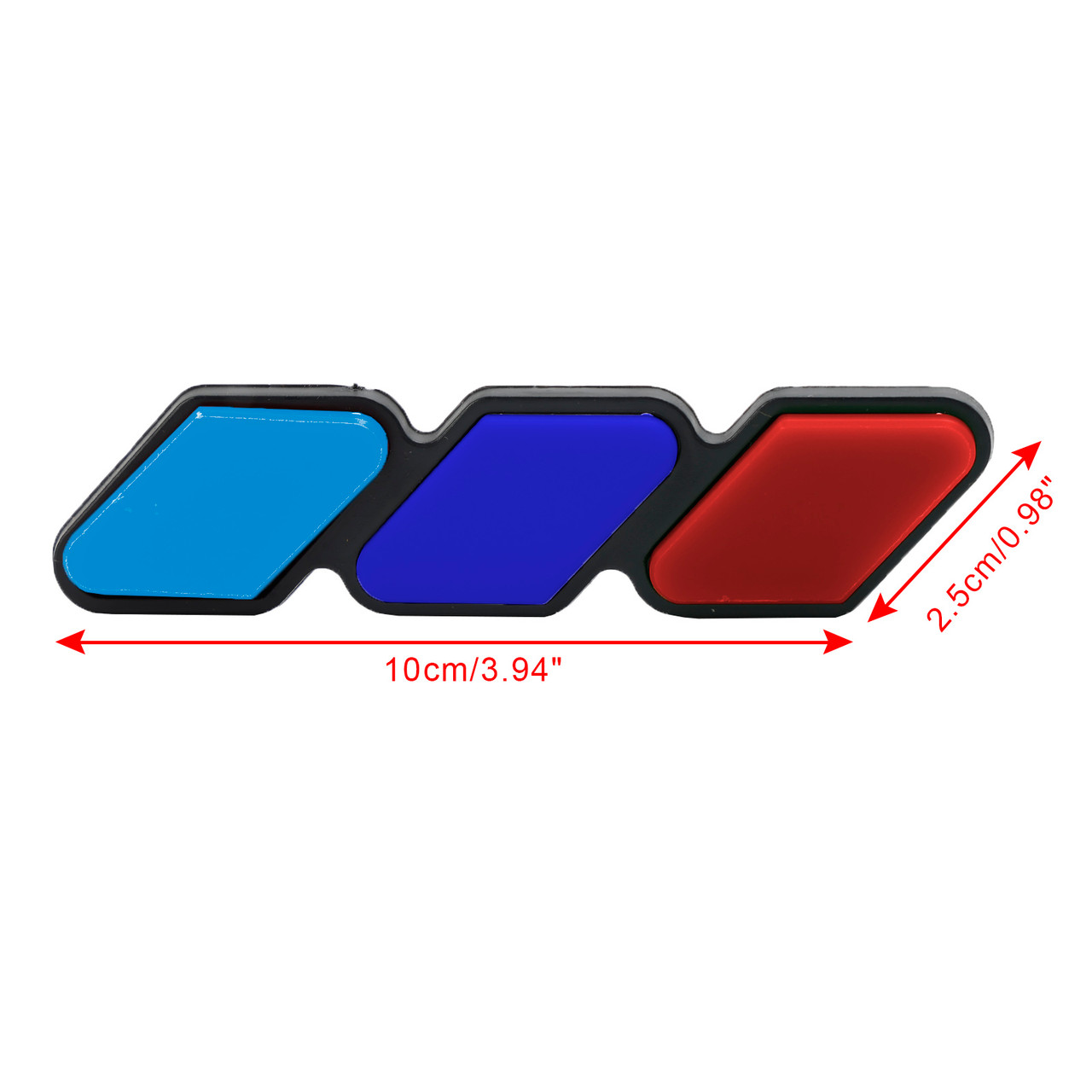 Tri-Color Grille Badge Emblem Car Accessories for Toyota Tacoma TRD Tundra RAV4 J