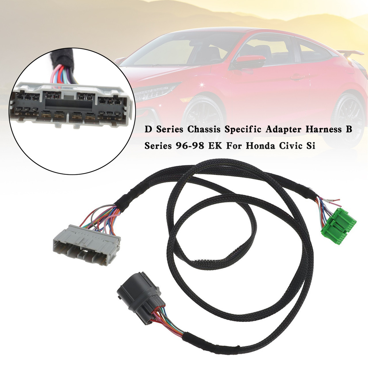 D Series Chassis Specific Adapter Harness B Series 96-98 EK For Honda Civic Si