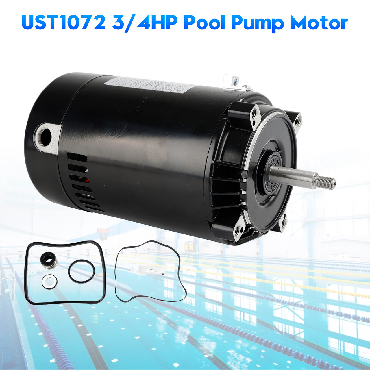 UST1072 Pool Pump Motor 3/4HP 115/230V Replacemen Motor For Hay-ward Super Pump