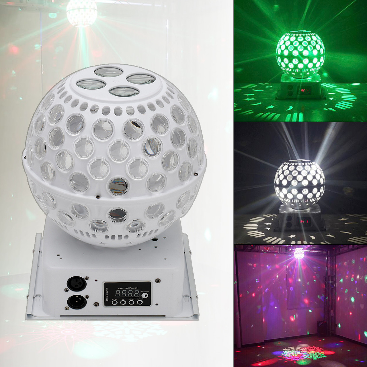 AU Plug Lantern Pattern 12 LED Stage Light DJ KTV Projector Disco Party Magic Ball