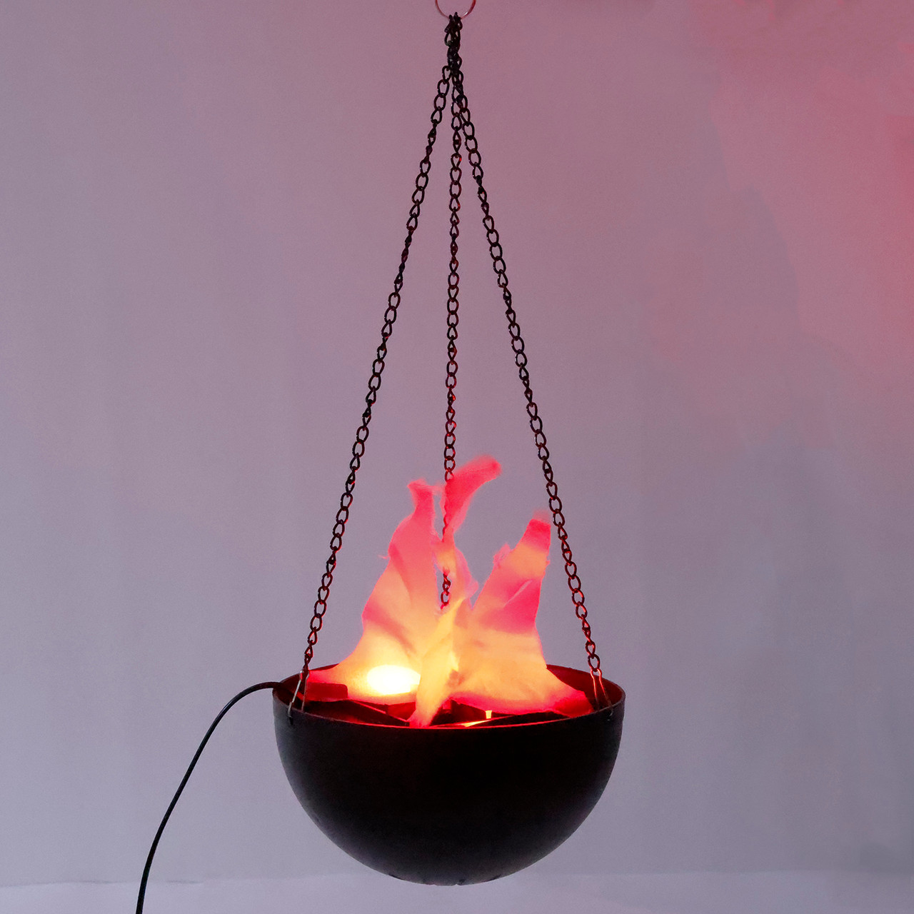 US Plug 3D LED Electric Fake Fire Lamp Flame Light Halloween