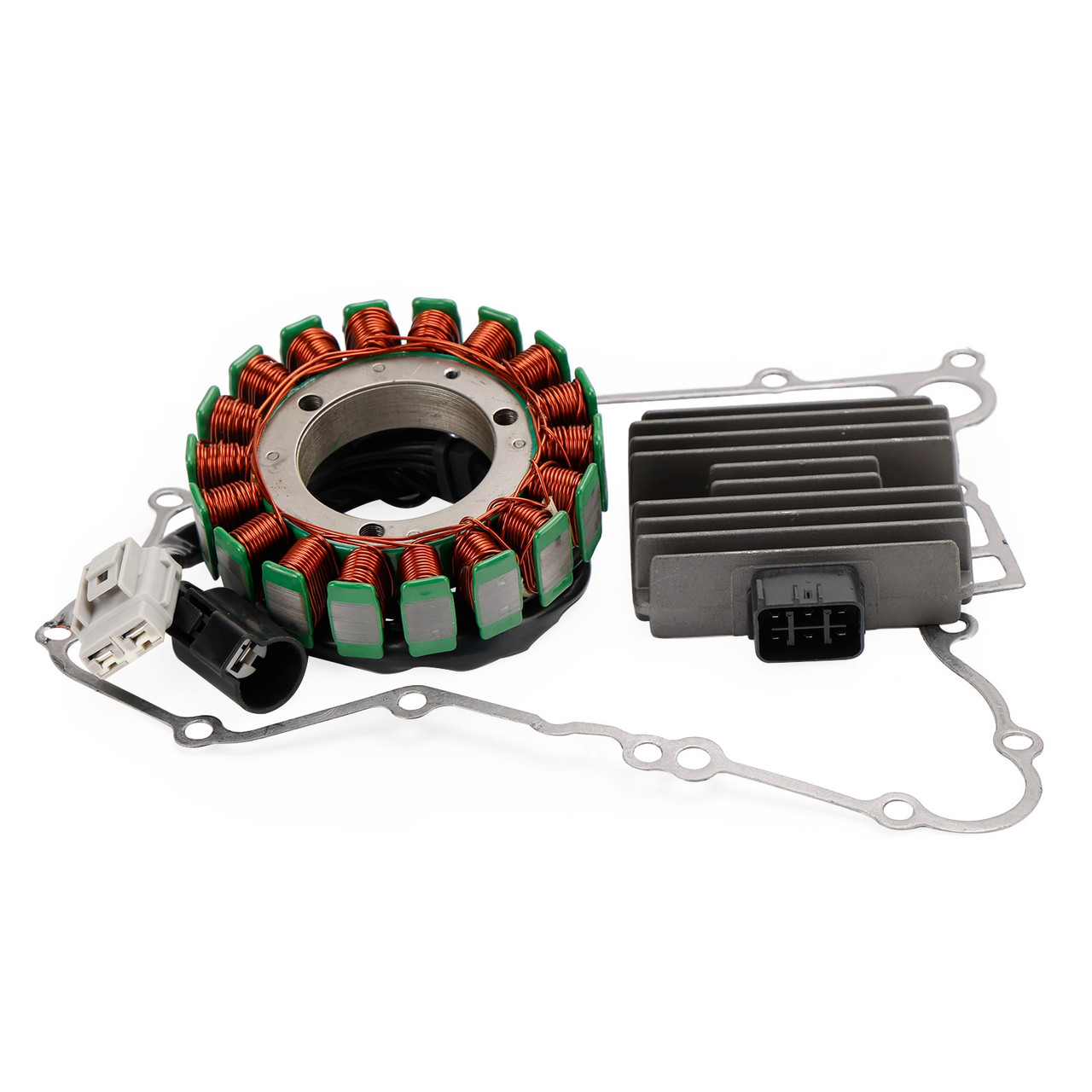 Ignition Stator + Rectifier + Gasket For Kawasaki KRF 750 Teryx