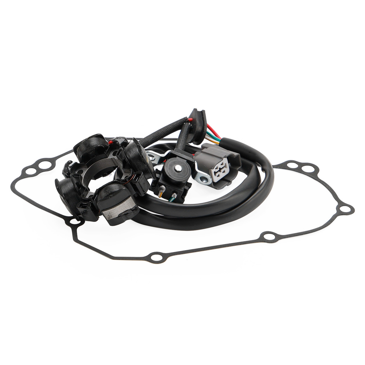 Magneto Coil Stator + Voltage Regulator + Gasket Assy For Yamaha