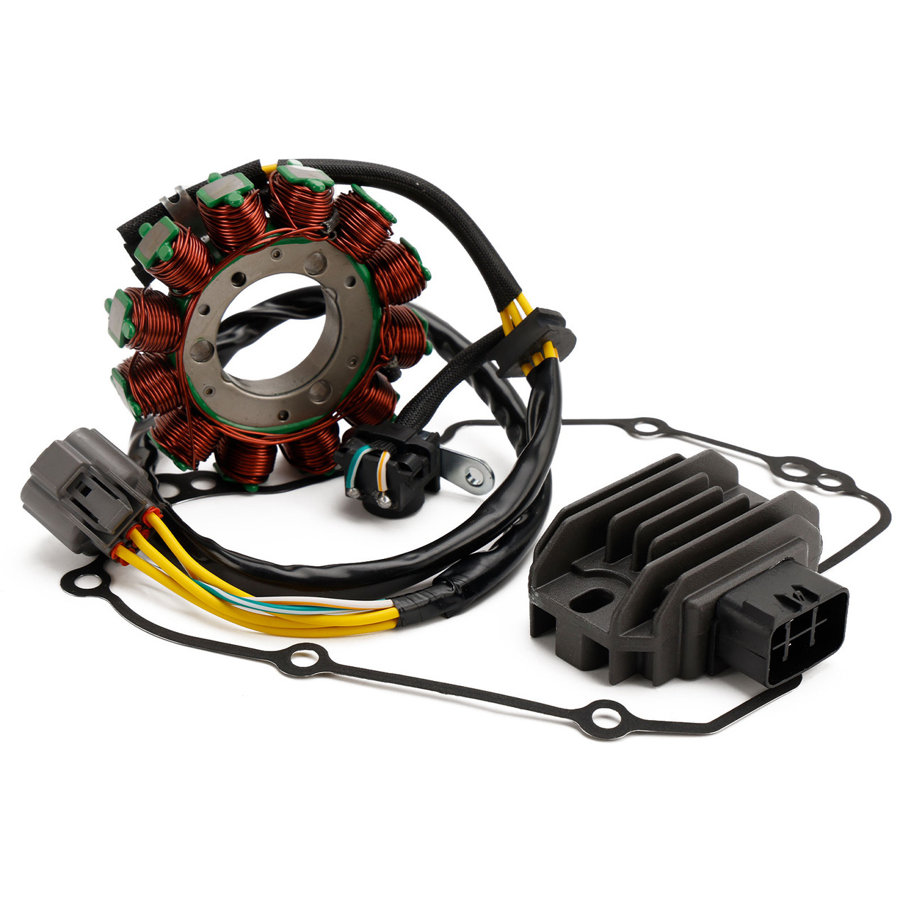 Ignition Stator Regulator Rectifier & Gasket For Kawasaki KX 450 F