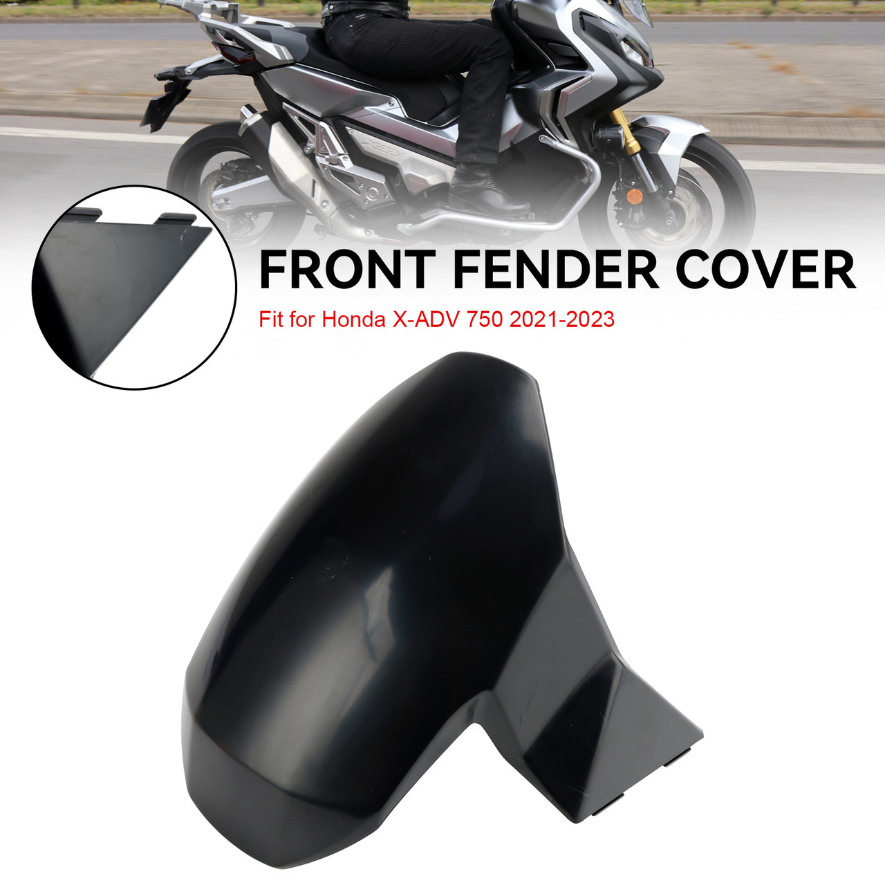 Unpainted ABS Front Fender Cover Fairing Cowl for Honda X-ADV 750 2021-2023