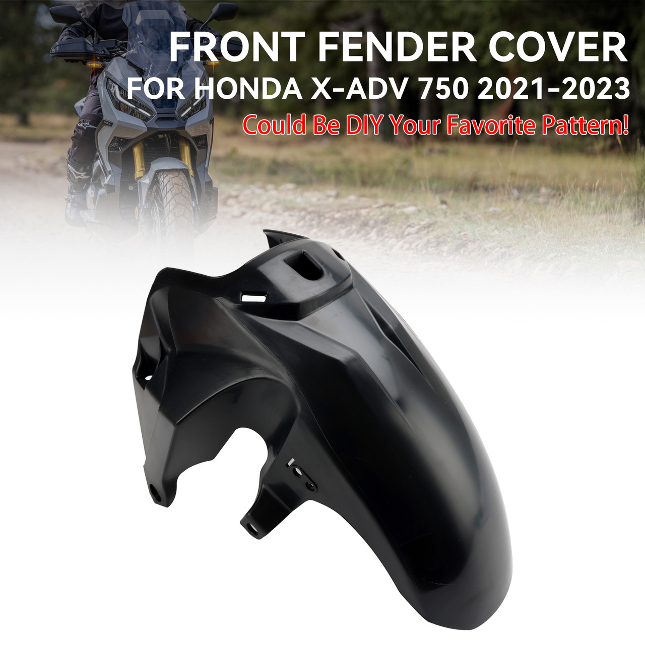 Unpainted Front Fender Mud Guard Cowling Fairing for Honda X-ADV 750 2021-2023