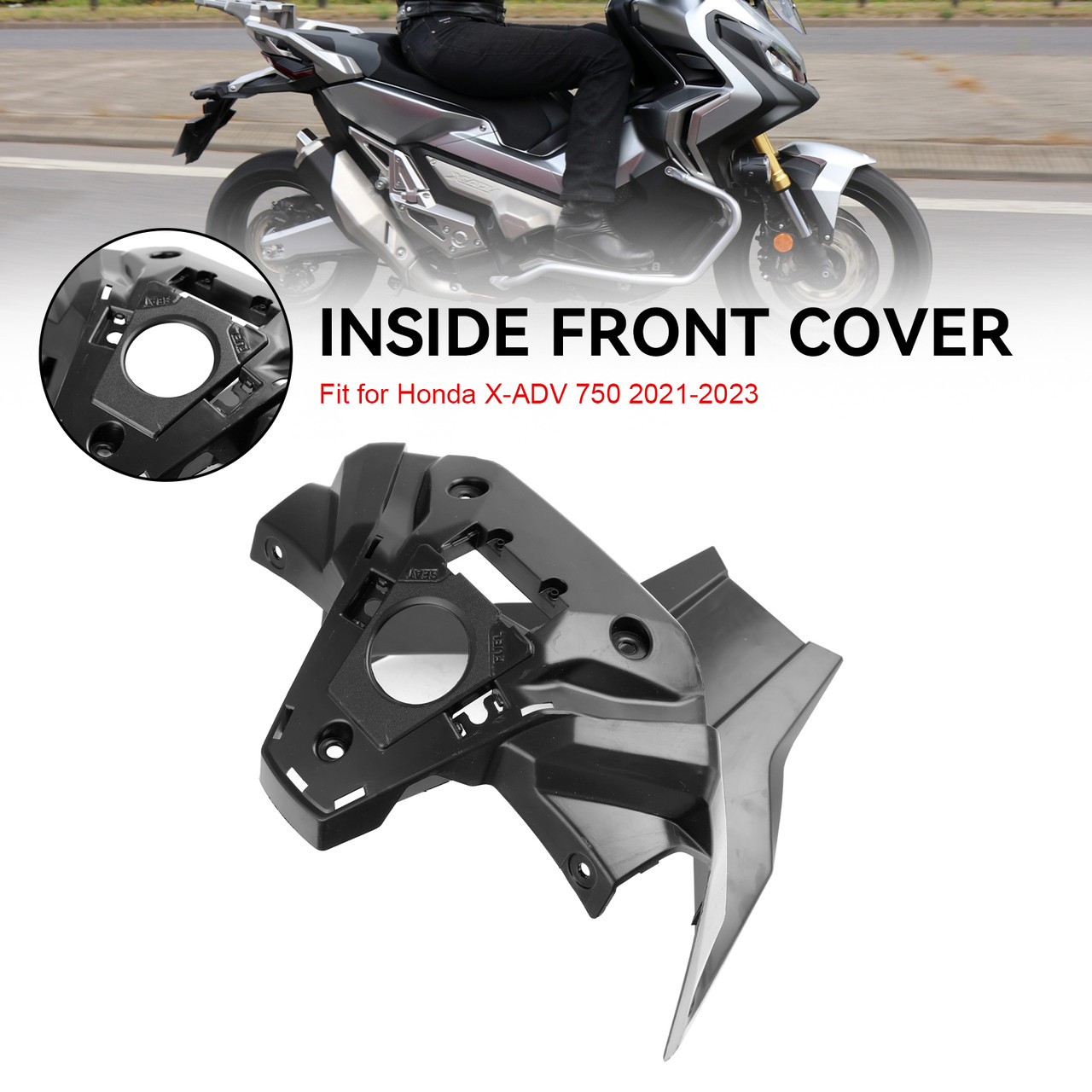 Unpainted ABS Inside front cover Fairing Cowl for Honda X-ADV 750 2021-2023