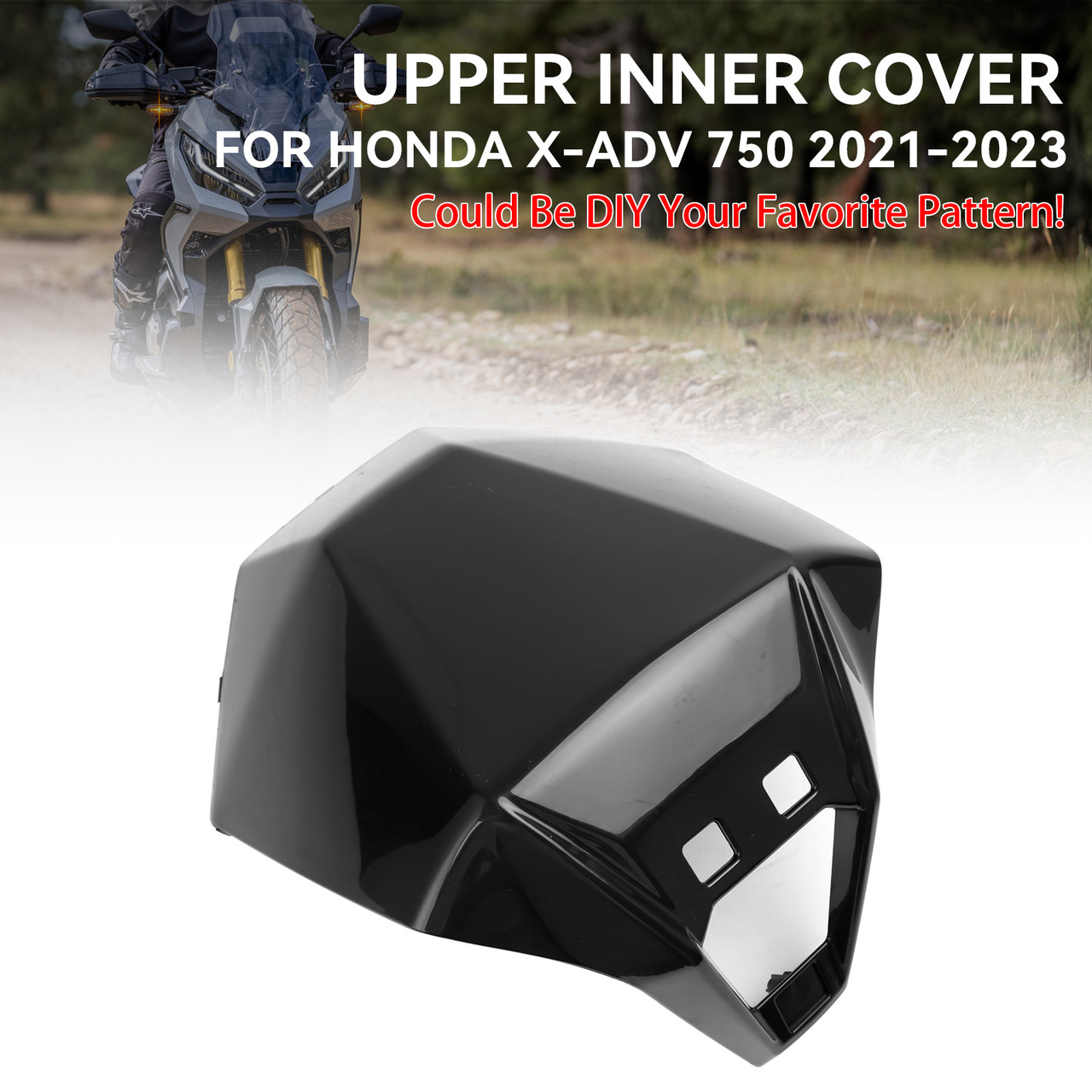 Unpainted ABS Upper Cowl Assy Inner Cover for Honda X-ADV 750 2021-2023