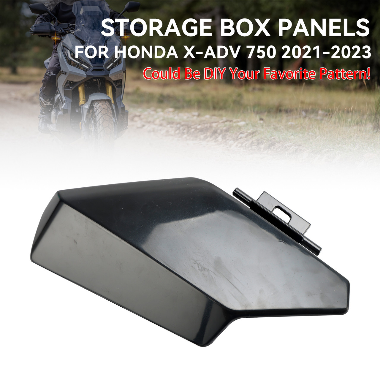 Unpainted Storage Box Cover Fairing Cowl Panels For Honda X-ADV 750 2021-2023