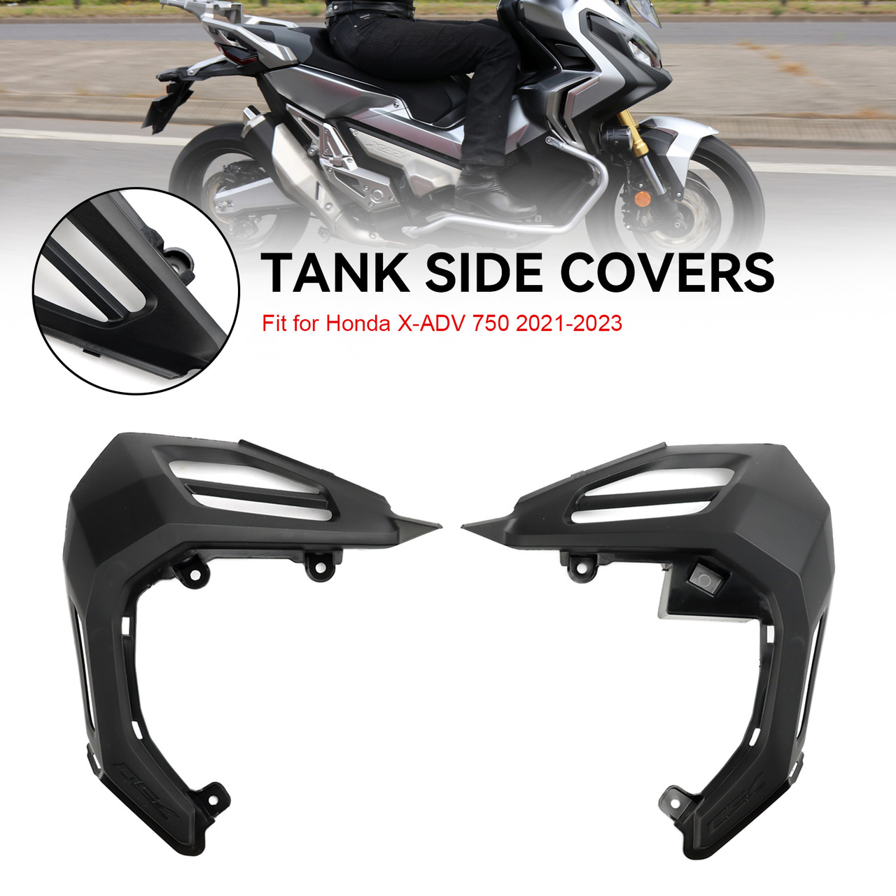 Unpainted Side Air Intake Vent Panel Cover Fairing for Honda X-ADV 750 2021-2024