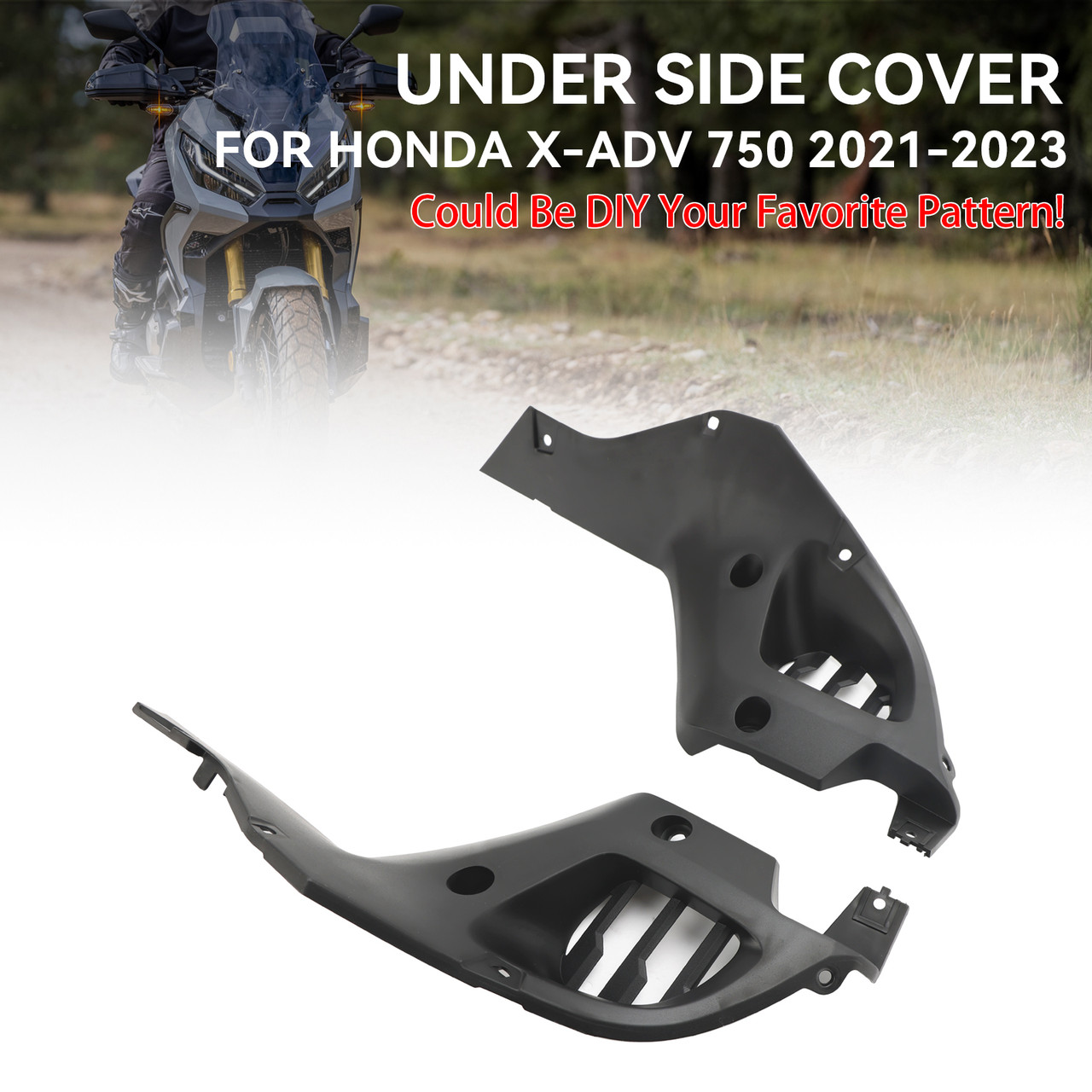 Unpainted ABS Under Side cover Fairing Cowl for Honda X-ADV 750 2021-2023