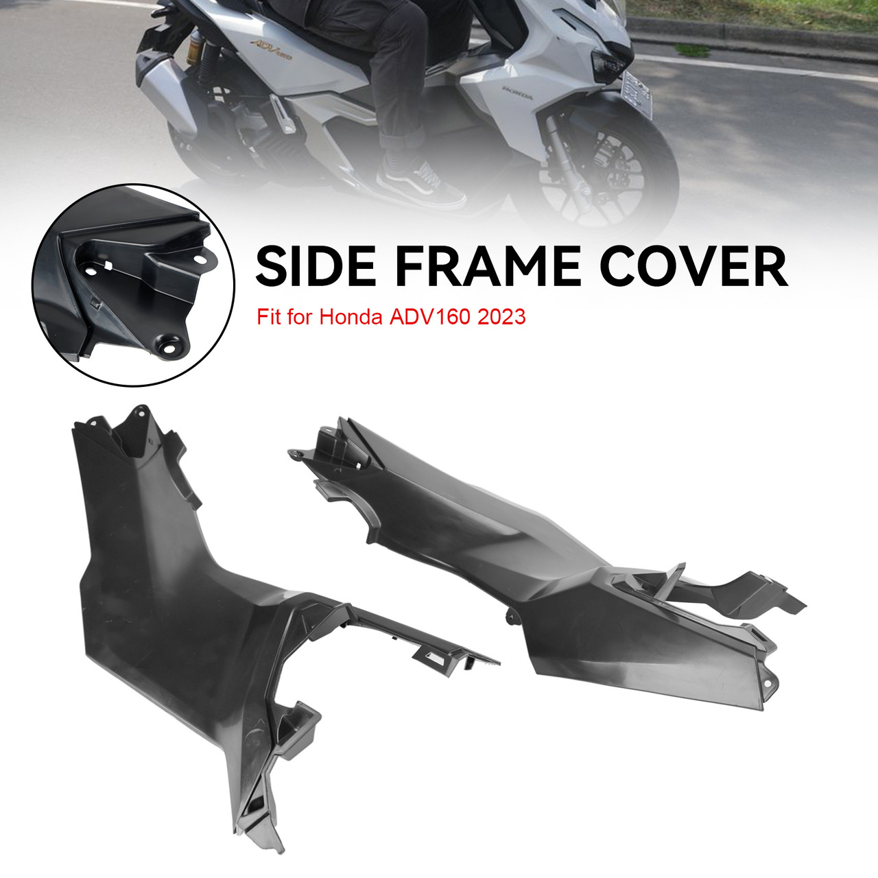 Unpainted side frame Cover Panel Fairing Cowl for Honda ADV 160 2023