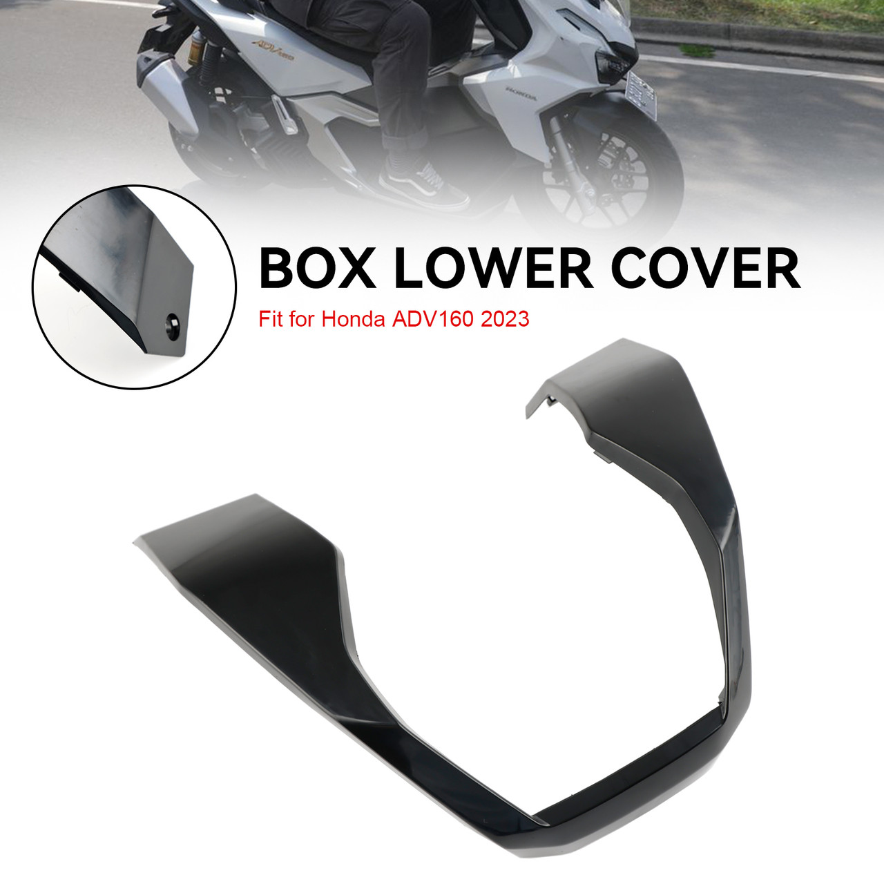 Unpainted Middle box lower cover Fairing Cowl for Honda ADV 160 2023