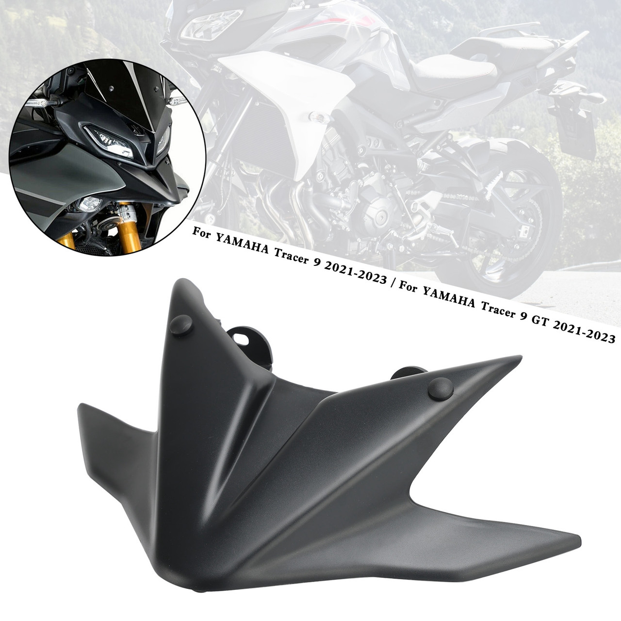 Front Wheel Beak Nose Cone Extension For YAMAHA Tracer 9 / GT 2021-2023