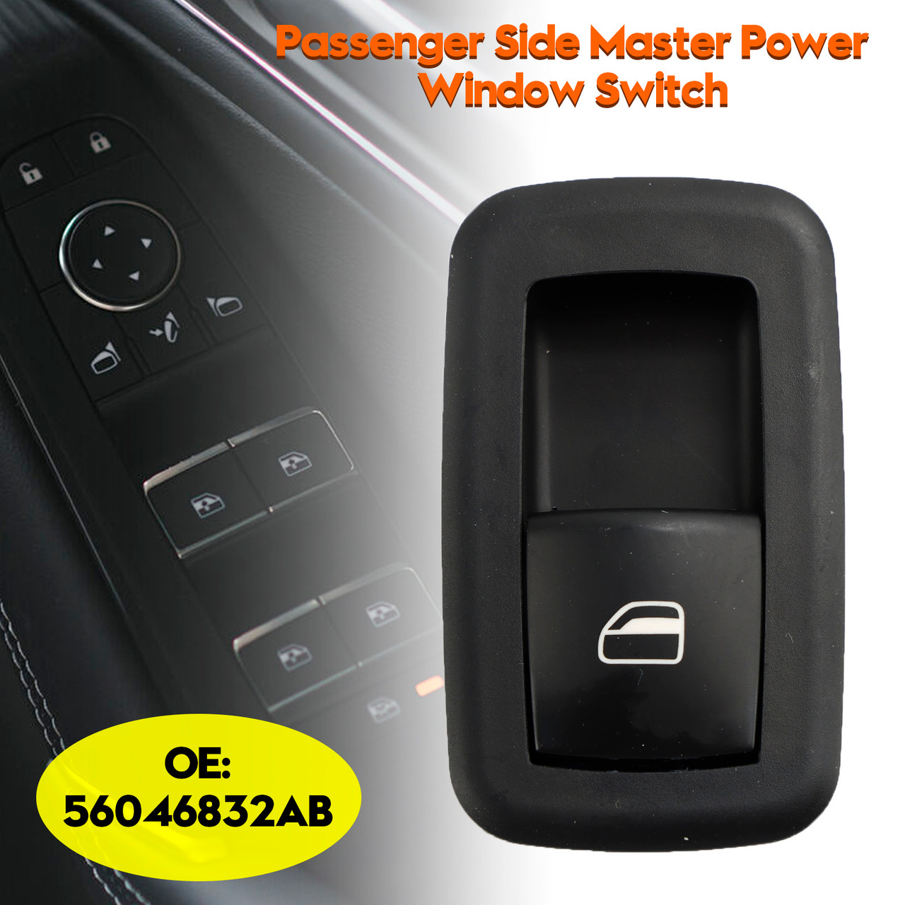 Rear Right Passenger Side Master Power Window Switch for Chrysler 300 2011-2014