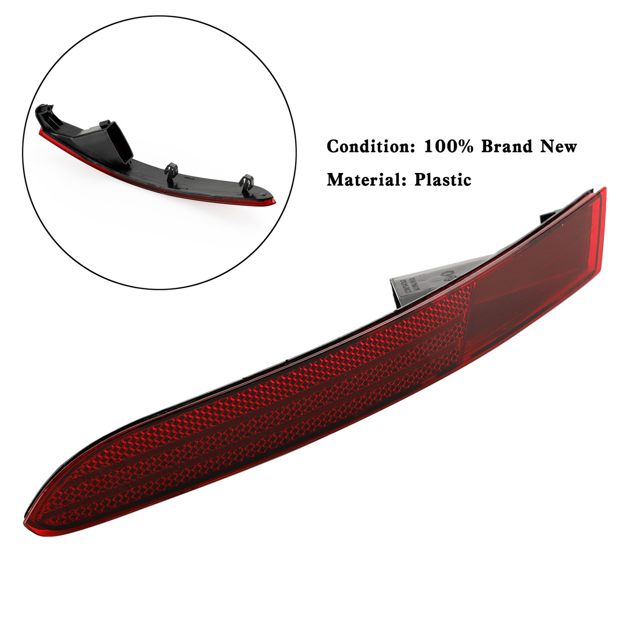 Rear Bumper Left Lower Side Reflector 7P6945701K For Volkswagen Touareg 14-2018