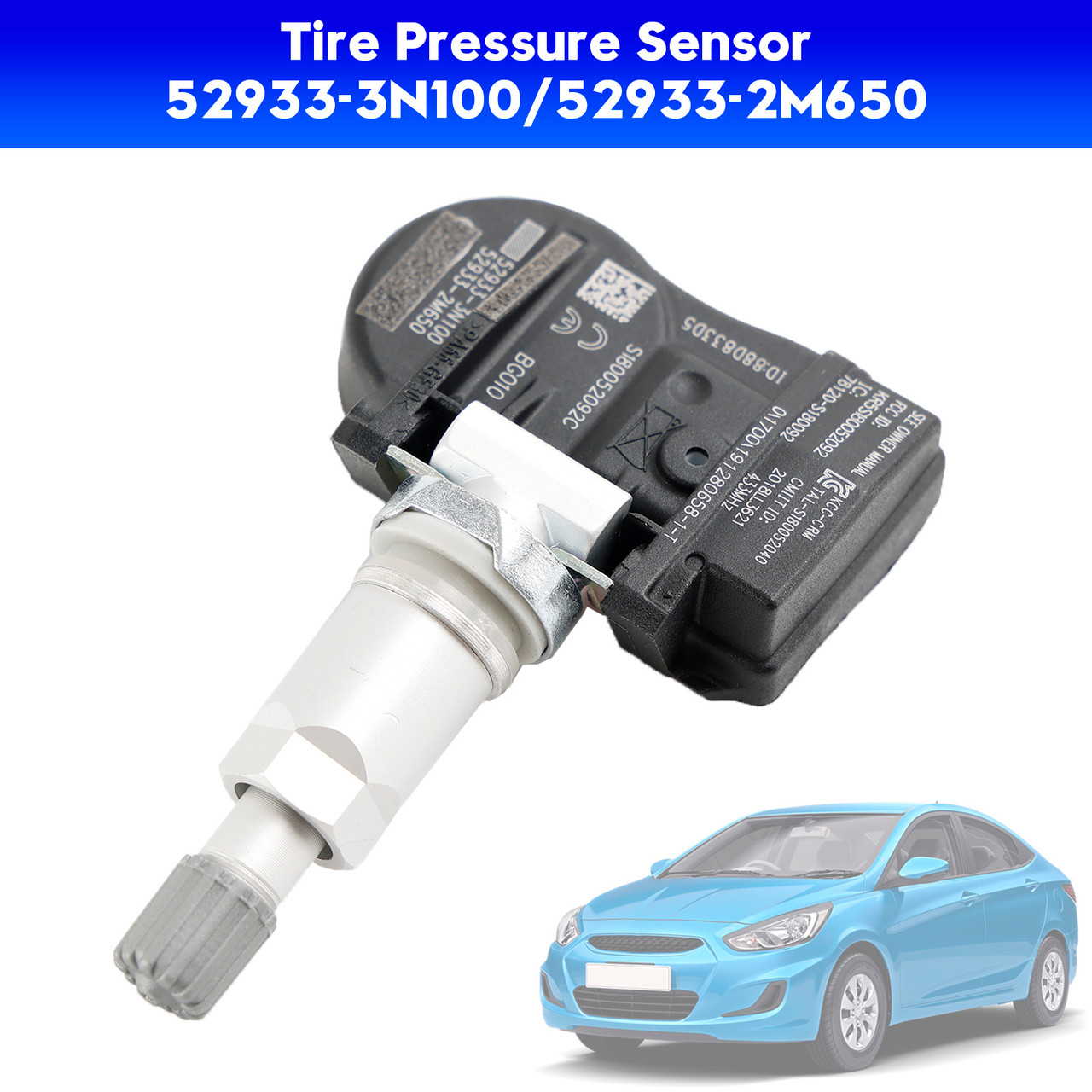 TPMS Tire Pressure Sensor 52933-3N100 For Kia Ceed Hyundai Accent Genesis