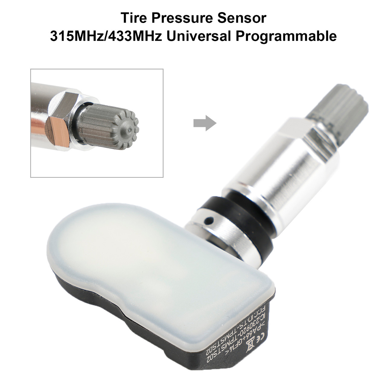 MX-Sensor 315 & 433MHz Programmable TPMS Universal Tire pressure