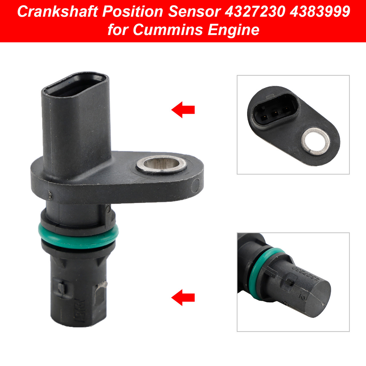 Crankshaft Position Sensor 4327230 4383999 for Cummins Engine