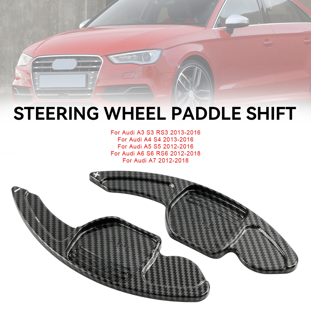 Steering Wheel Shift Paddle Shifter Extension Fit Audi A3 A4 A5 A6 A7 A8 Q5 Q7