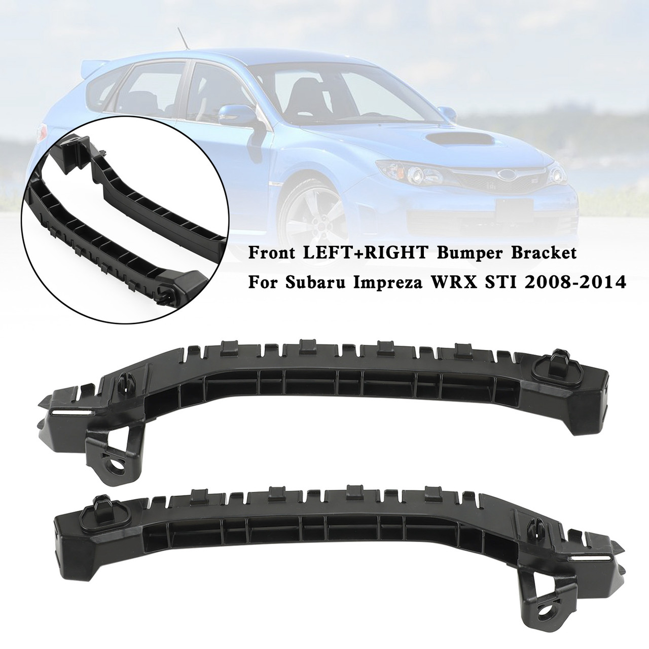 Front LEFT+RIGHT Bumper Bracket For Subaru Impreza WRX STI 08-14
