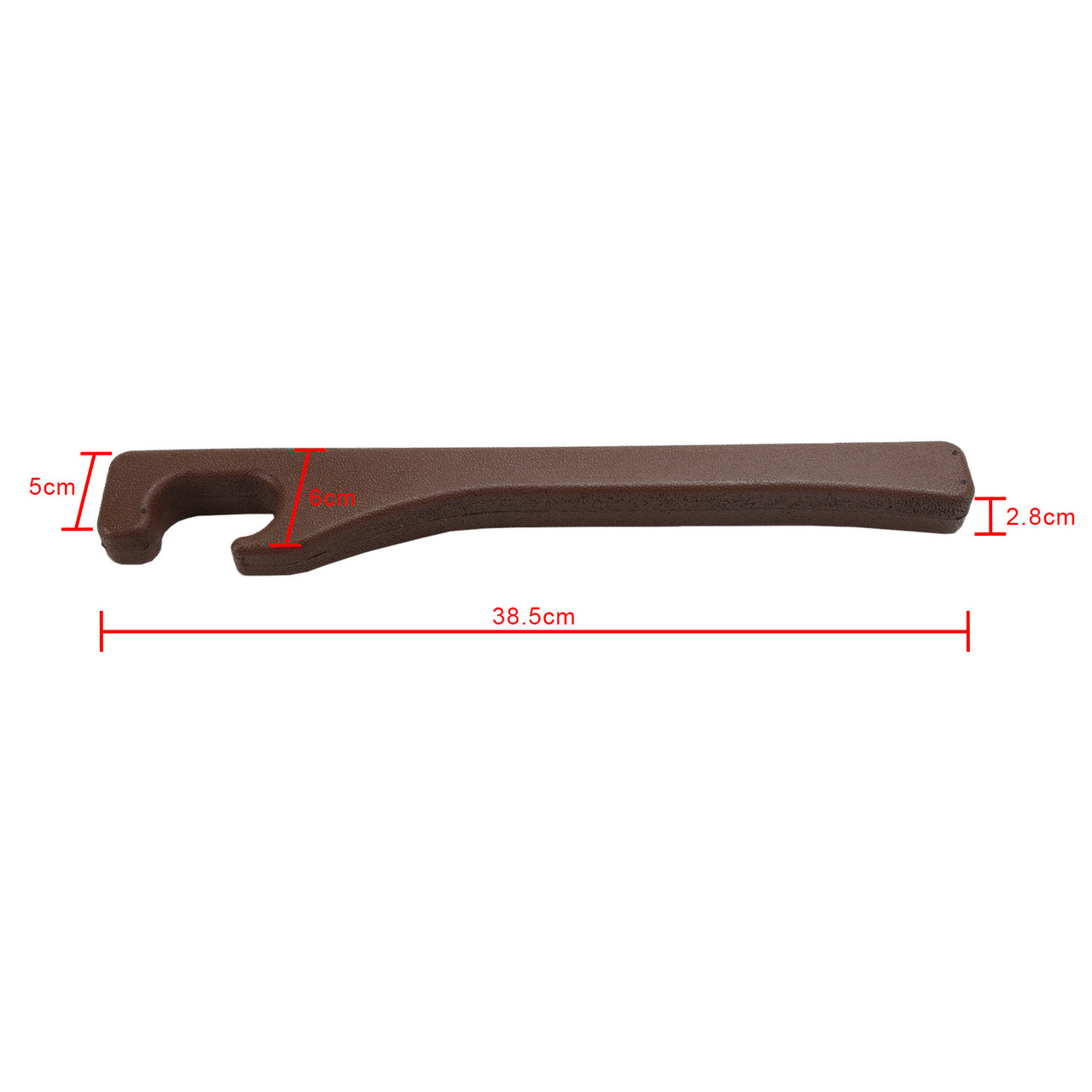 Brown Car Seat Gaps Filler Crevice Blocker Console Side Fill Strip Universal