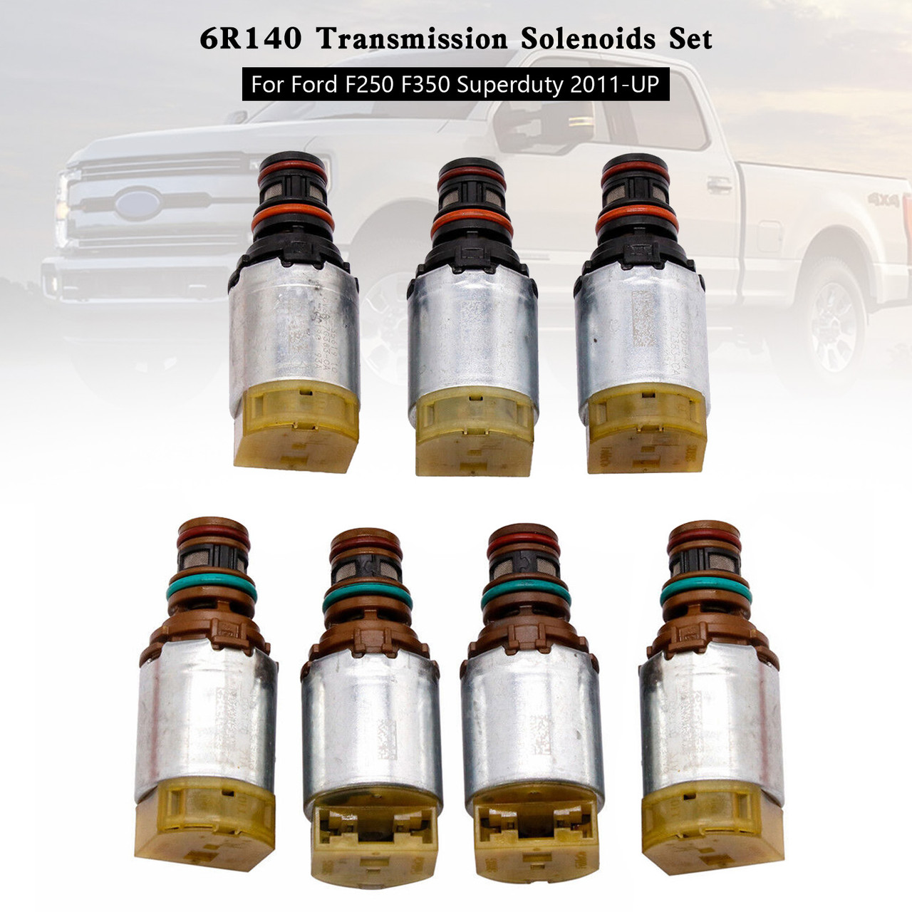 6R140 Transmission Solenoids Set For Ford F250 F350 Superduty 2011-UP